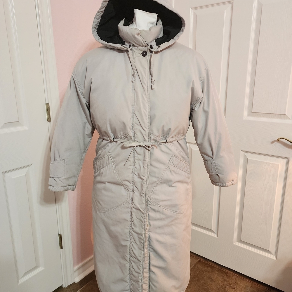 Women's Gray Hooded Coat